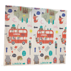 Skladacia hracia podložka Londýn a autíčka