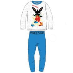Eplusm Chlapčenské bavlnené pyžamo ZAJAČIK BING, modré 2 roky (92cm)