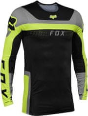 FOX dres FLEXAIR Efekt fluo černo-žlto-sivý L