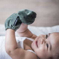 KipKep Detské rukavice proti poškriabaniu MITTENS Calming Green