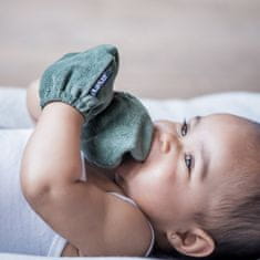 KipKep Detské rukavice proti poškriabaniu MITTENS Calming Green