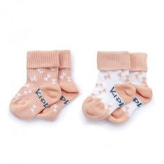 Detské ponožky Stay-on-Socks 0-6m 2páry Party Pink