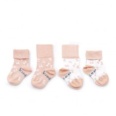 Detské ponožky Stay-on-Socks 0-6m 2páry Party Pink
