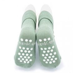 KipKep Detské ponožky Stay-on-Socks ANTISLIP 12-18m 1pár Calming Green