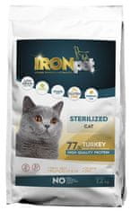IRONpet Cat Sterilized Turkey (Morka) 12 kg