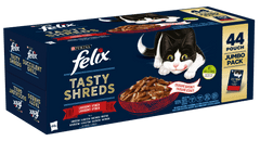 Felix Tasty Shreds multipack lahodný výber v šťave 44×80 g
