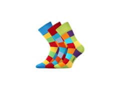 farebné spoločenské ponožky Decube MIX A (3 páry v balení), 39-42