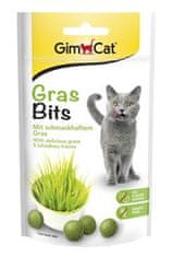 GimCat GRAS BITS tabl. s mačacou trávou 40g