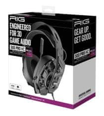 Nacon RIG 500 PRE HA GEN2, herný headset pre PS4/PS5/XBX/XB1/SWITCH/PC, čierna