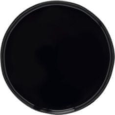 Costa Nova Tanier dezertný Laguna 16 cm, čierny, vyvýšený okraj, 6x