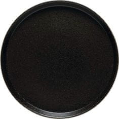 Costa Nova Tanier plytký Notos 27,6 cm, čierny, vyvýšený okraj, 6x