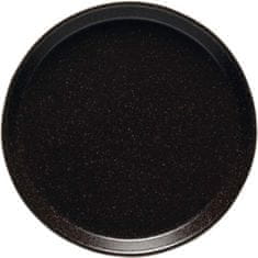 Costa Nova Tanier dezertný Notos 19,9 cm, čierny, vyvýšený okraj, 6x
