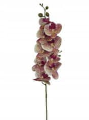 BTS Umelý kvet orchidey ozdobná vetvička 100 cm