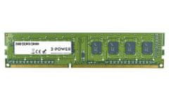2-Power 2GB MultiSpeed 1066/1333/1600 MHz DDR3 Non-ECC DIMM 1Rx8 ( DOŽIVOTNÁ ZÁRUKA )