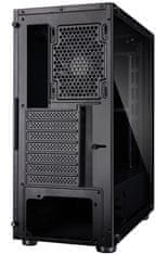 Zalman case miditower R2 black, E-ATX/mATX/ATX, priehľadný bok, bez zdroja, USB3.0, čierna