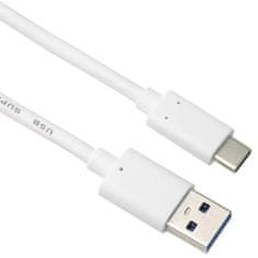 3M Kábel USB-C - USB 3.0 A (USB 3.2 generation 2, 3A, 10Gbit/s) biely