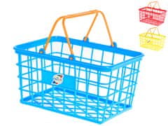 Nákupný košík 23x13 cm (modrá, červená, žltá)