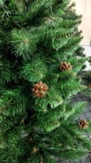 ROY Umelý vianočný stromček borovica klasická so šiškami De Lux 180 cm