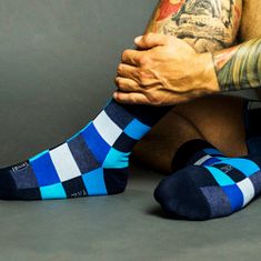 farebné spoločenské ponožky Decube MIX B (3 páry v balení), 39-42