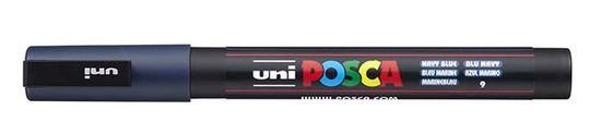 Uni-ball POSCA akrylový popisovač - námorná modrá 0,9 - 1,3 mm