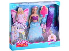 eCarla Anlily Doll princezná morská panna motýľ ZA3492