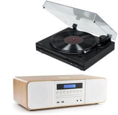 Thomson TT350 a MIC201 Stereo set digitálny mini stereo set s gramofónom