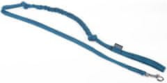 MANMAT Vodítko nylon pletené s amortizérom - modré Reklama Reklama 230 cm