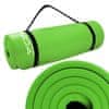 Sportvida Podložka na cvičenie Yoga 1.5 cm Zelená 180 cm x 60 cm