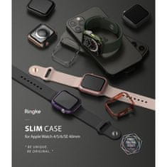 RINGKE Ochrana Displeja Hodiniek Slim 2-Pack Apple Watch 4 / 5 / 6 / Se (40 Mm) Clear & Black