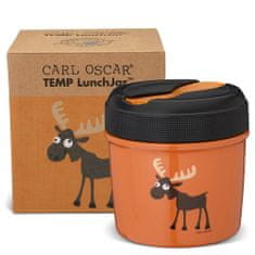 Carl Oscar Detská termoska na jedlo LunchJar 0,5 l - oranžová
