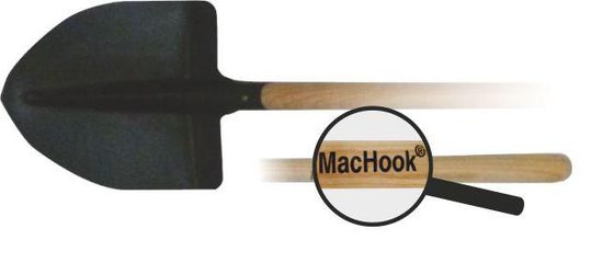 MacHook lopata srdcová s násadou 130 cm