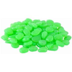 Northix 100x Svietiace dekoratívne kamene - Zelená