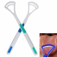 Northix 2x čistič jazyka pre lepšiu ústnu hygienu a dych 