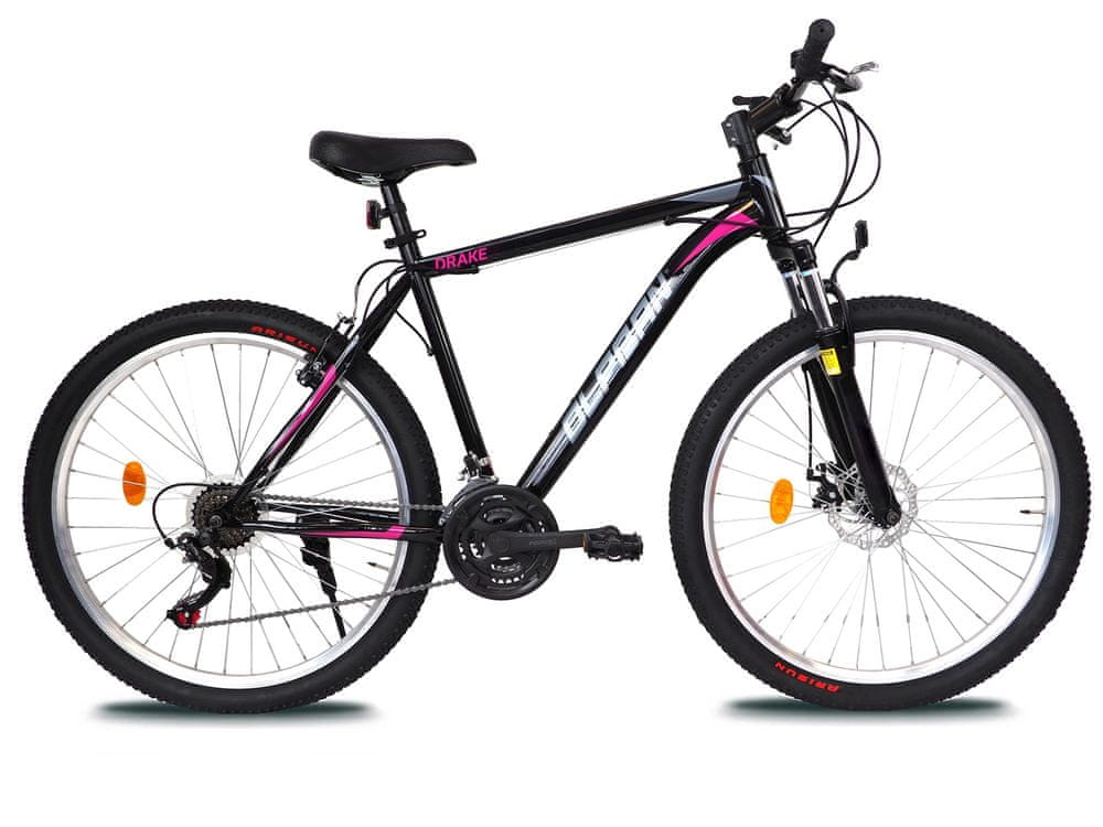 Olpran horský bicykel 27,5" Drake Lady Sus Disc čierna/fialová 19"