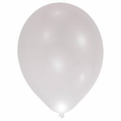 Amscan Svietiace balóny strieborné 27,5cm 5ks
