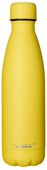 SCANPAN Termo fľaša 500 ml nerezová, žltá TO GO