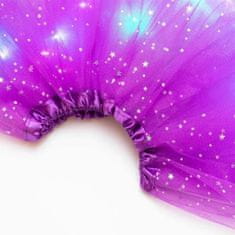 JOJOY® Rozprávková LED svietiaca sukňa princezná pre dievčatá do 10 rokov – modrá | PRINCESS