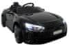 CABRIO AUDI E-Tron GT Auto na batérie a diaľkové ovládanie Čierne