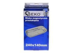 GEKO Magnetická miska obdĺžniková 240x140mm G03202