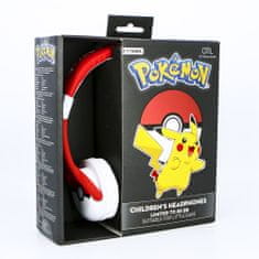 OTL Tehnologies Pokémon Red Pokeball detské slúchadlá