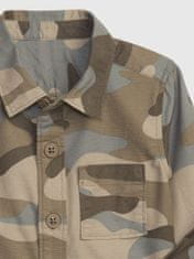 Gap Detská košeľa s army vzorom 12-18M