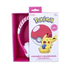 OTL Tehnologies Pokémon Pink Pokeball detské slúchadlá