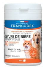 Francodex Brewer Yeast (pivovar. Kvas) pes, mačka 60tab