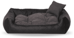 Palkar FANCY obdĺžnikový pelech pre psa, čierna - 100 cm x 75 cm
