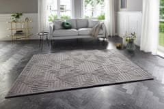 AKCIA: 120x170 cm Kusový koberec New York 105092 Grey 120x170