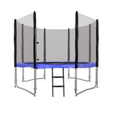 Mamido Trampolína s ochrannou sieťou a rebríkom 305 cm modrá