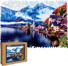 Puzzler Magic Wood Drevené puzzle Halštatské jazero, Rakúsko 250 dielikov