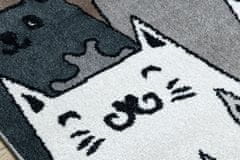 Dywany Łuszczów Detský kusový koberec Fun Gatti Cats multi 80x150