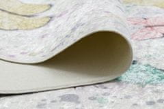 Dywany Łuszczów Detský kusový koberec Bambino 1610 Butterflies cream 80x150
