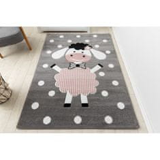 Detský kusový koberec Petit Dolly sheep grey 120x170